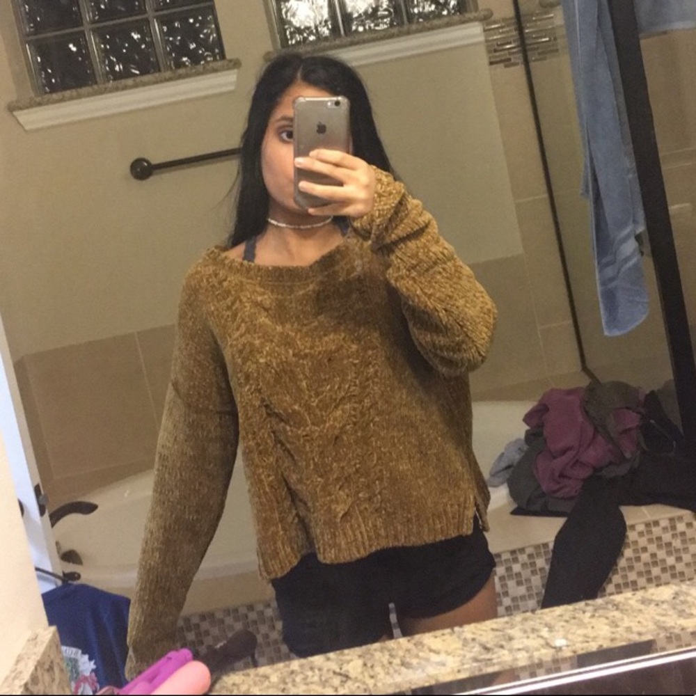 chenille charlotte russe sweater